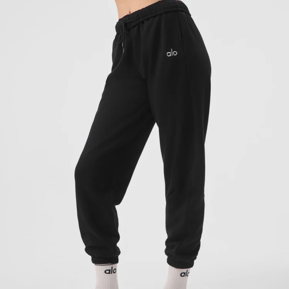 Alo Alcolade Black Sweatpants XS